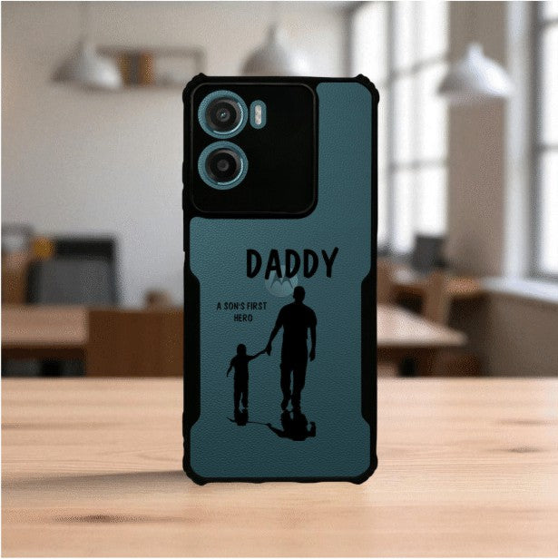 ivogue Daddy and Son Mobile Cover For Motorola G05