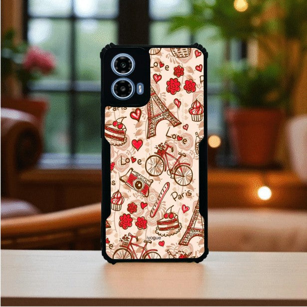 ivogue French Fancy Mobile Cover For Motorola G34