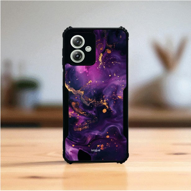 ivogue Purple Alchemy Mobile Cover For Motorola G64