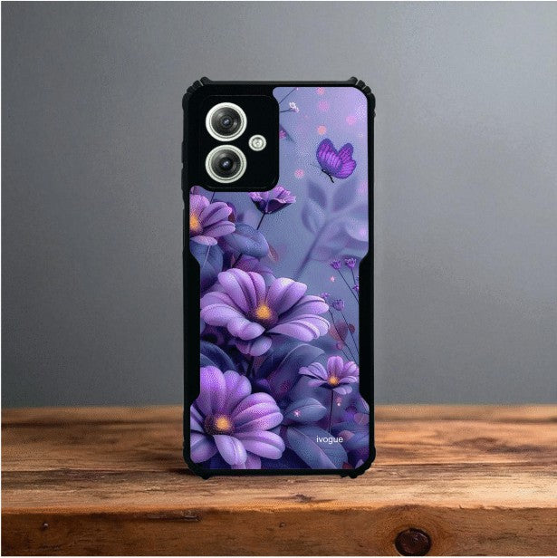 ivogue Purple Serenity Mobile Cover For Motorola G64