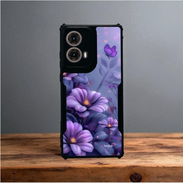 ivogue Purple Serenity Mobile Cover For Motorola G85