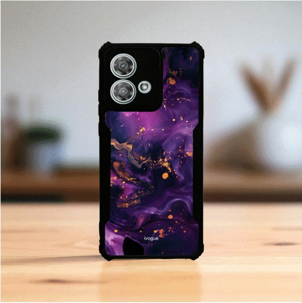 ivogue Purple Alchemy Mobile Cover For Motorola Edge 40 Neo