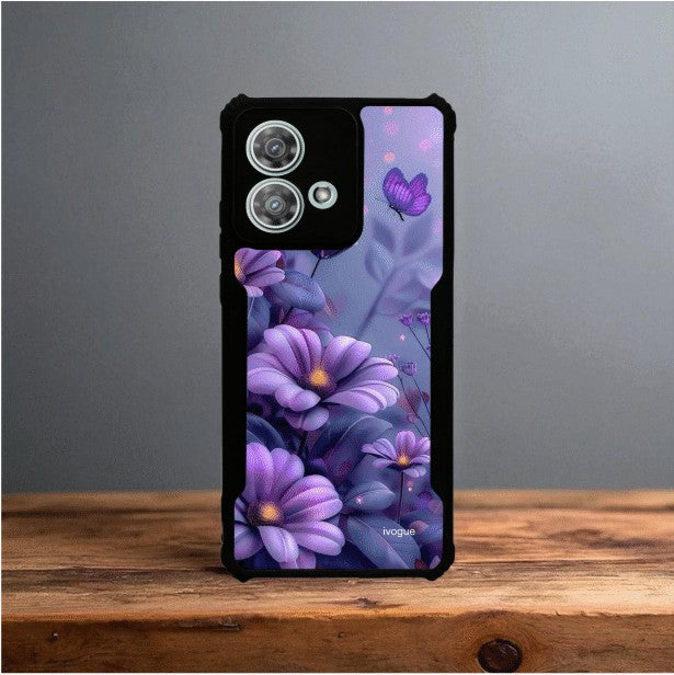 ivogue Purple Serenity Mobile Cover For Motorola Edge 40 Neo