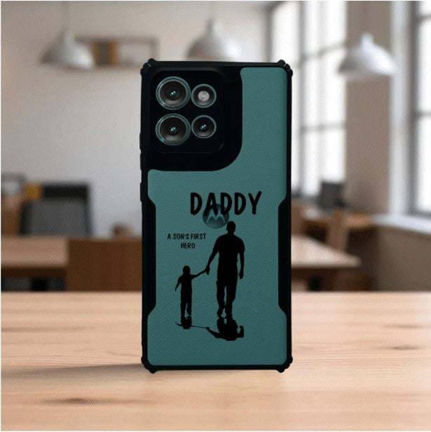 ivogue Daddy and Son Mobile Cover For Motorola Edge 50
