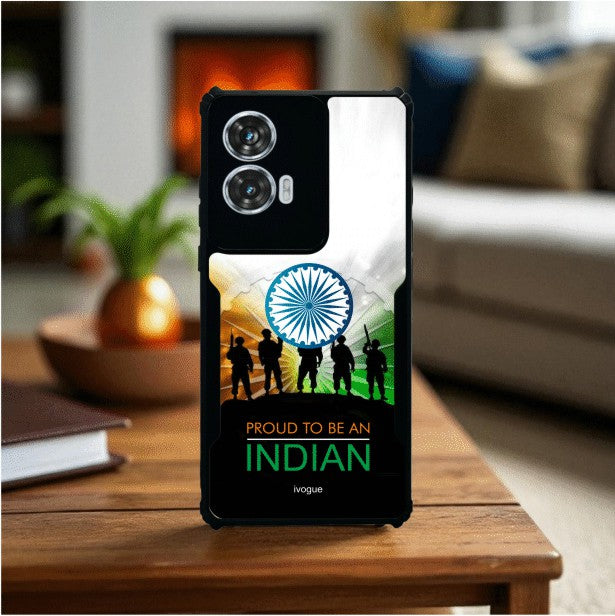 ivogue Proud to Be Indian Mobile Cover For Motorola Edge 50 Fusion