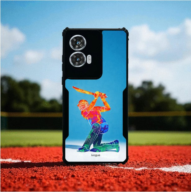 ivogue Cricket Blaze Mobile Cover For Motorola Edge 50 Fusion