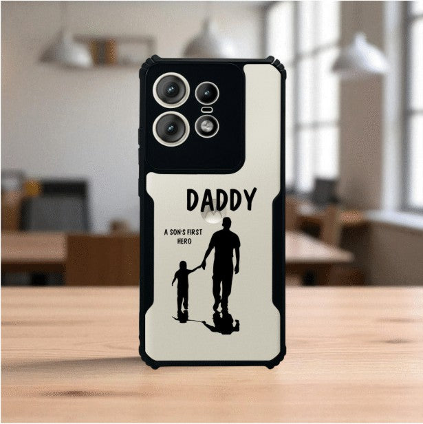 ivogue Daddy and Son Mobile Cover For Motorola Edge 50 Pro