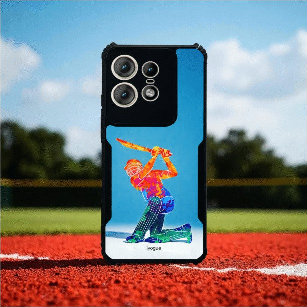 ivogue Cricket Blaze Mobile Cover For Motorola Edge 50 Pro