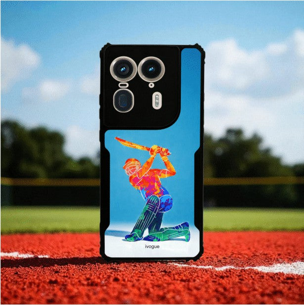 ivogue Cricket Blaze Mobile Cover For Motorola Edge 50 Ultra