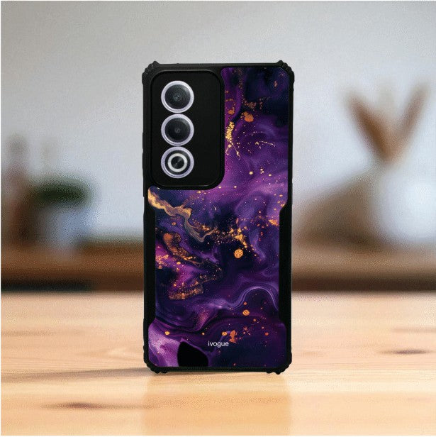 ivogue Purple Alchemy Mobile Cover For OPPO A3 Pro