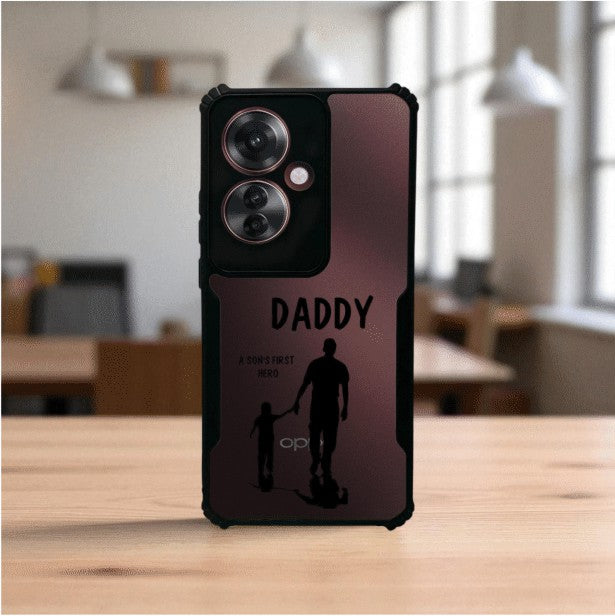 ivogue Daddy and Son Mobile Cover For OPPO F25 Pro