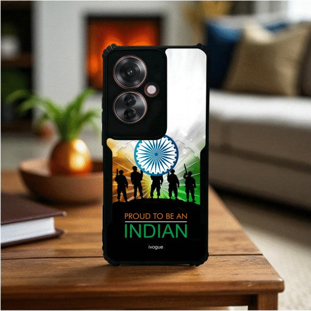 ivogue Proud to Be Indian Mobile Cover For OPPO F25 Pro