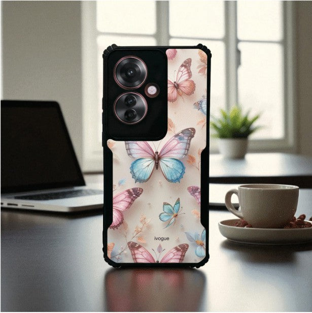 ivogue Butterfly Bloom Mobile Cover For OPPO F25 Pro