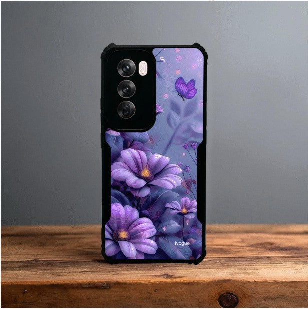 ivogue Purple Serenity Mobile Cover For OPPO Reno12 Pro