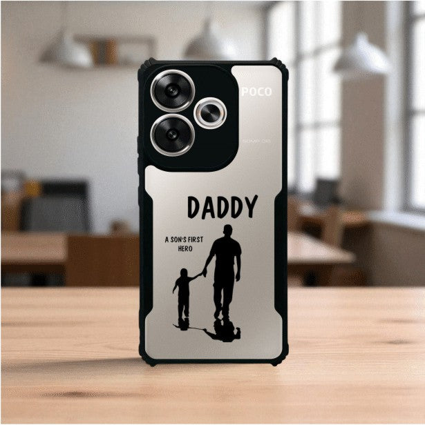 ivogue Daddy and Son Mobile Cover For POCO F6