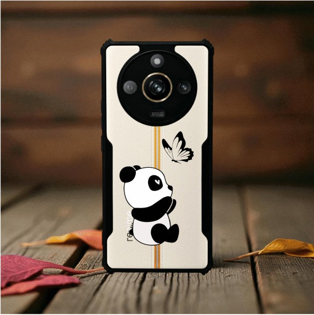 ivogue Panda and Butterfly Mobile Cover For REALME Narzo 60 Pro