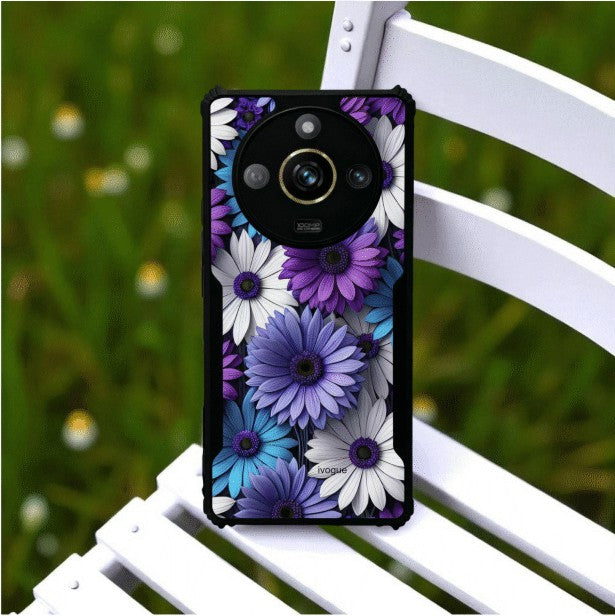 ivogue Violet Bloom Mobile Cover For REALME Narzo 60 Pro