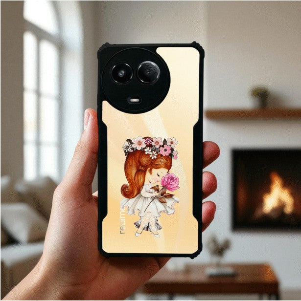 ivogue Flower Girl Mobile Cover For REALME C67