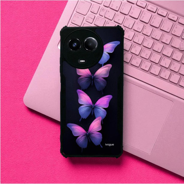 ivogue Galaxy Butterflies Mobile Cover For REALME C67