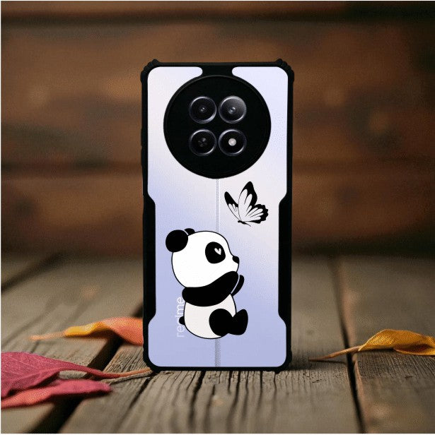 ivogue Panda and Butterfly Mobile Cover For REALME Narzo N65