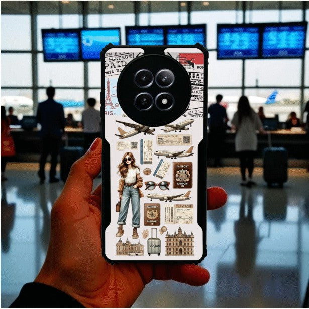 ivogue Travel Girl Vibes Mobile Cover For REALME Narzo N65