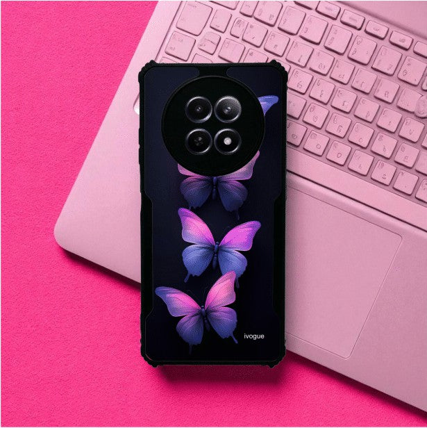 ivogue Galaxy Butterflies Mobile Cover For REALME C65
