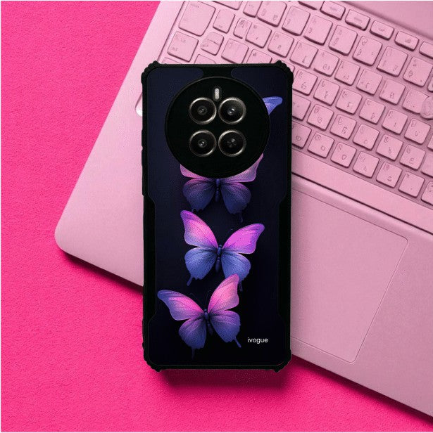ivogue Galaxy Butterflies Mobile Cover For REALME P1