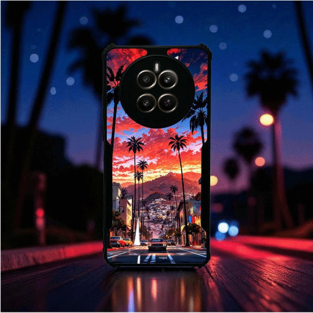 ivogue Palm City Nights Mobile Cover For REALME Narzo 70