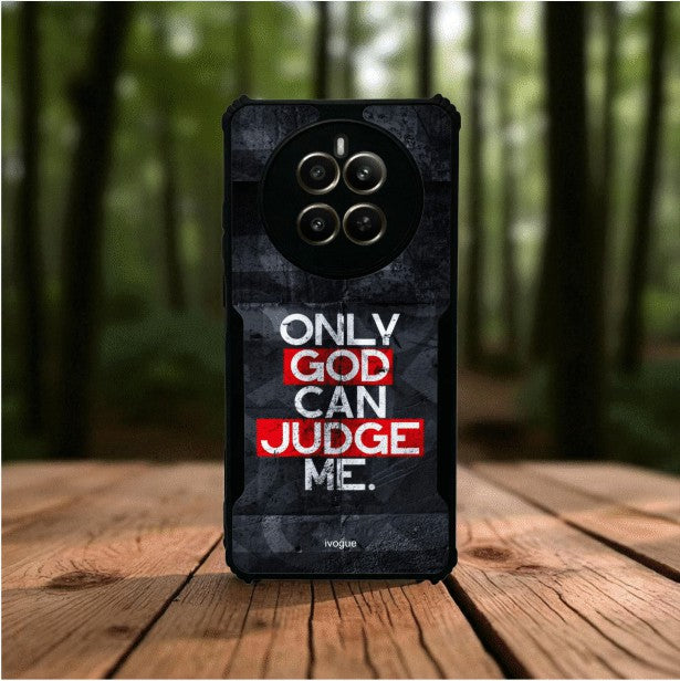 ivogue Only God Can Judge Me Mobile Cover For REALME Narzo 70 Pro