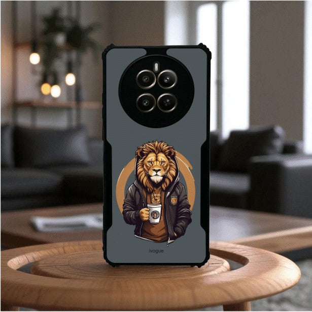 ivogue Stylish Lion Mobile Cover For REALME Narzo 70 Pro