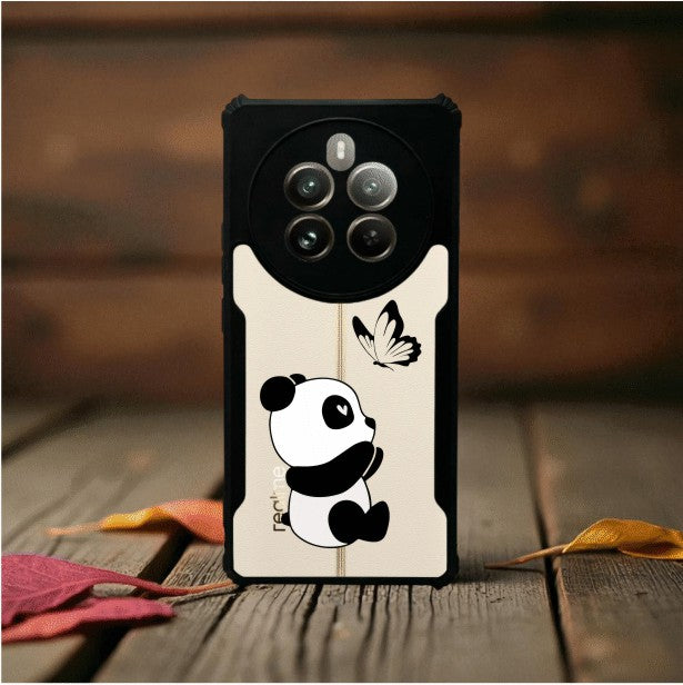 ivogue Panda and Butterfly Mobile Cover For REALME P1 Pro