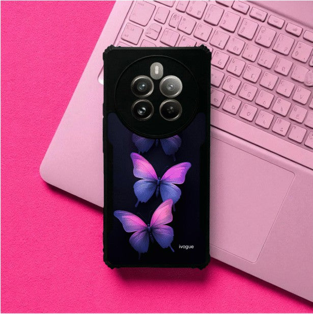 ivogue Galaxy Butterflies Mobile Cover For REALME P1 Pro