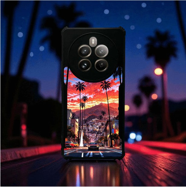 ivogue Palm City Nights Mobile Cover For REALME P1 Pro