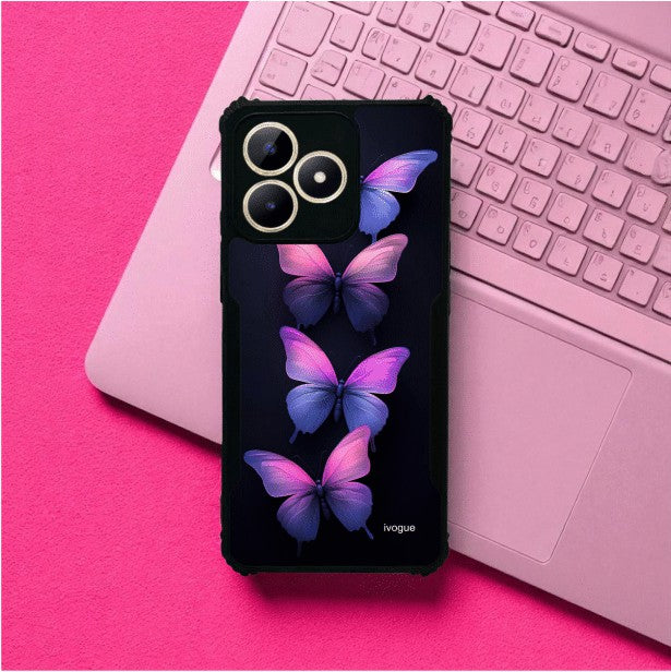 ivogue Galaxy Butterflies Mobile Cover For REALME Narzo N53