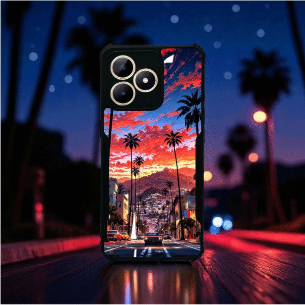ivogue Palm City Nights Mobile Cover For REALME Narzo N53