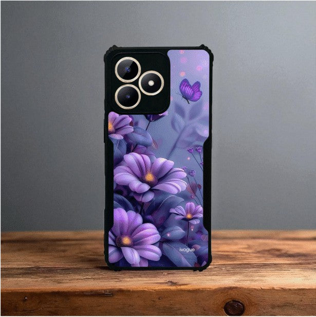 ivogue Purple Serenity Mobile Cover For REALME Narzo N53
