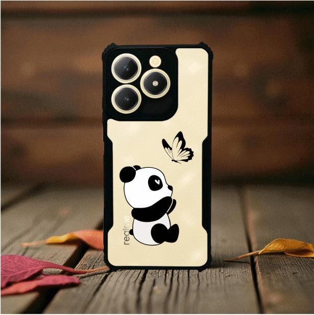 ivogue Panda and Butterfly Mobile Cover For REALME C61