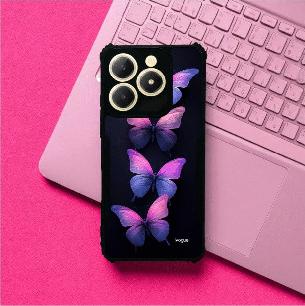 ivogue Galaxy Butterflies Mobile Cover For REALME C61