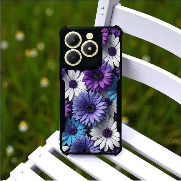 ivogue Violet Bloom Mobile Cover For REALME C61