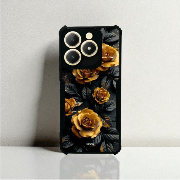ivogue Golden Rose Mobile Cover For REALME C61