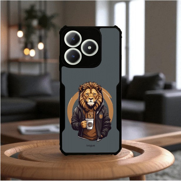 ivogue Stylish Lion Mobile Cover For REALME Narzo N63
