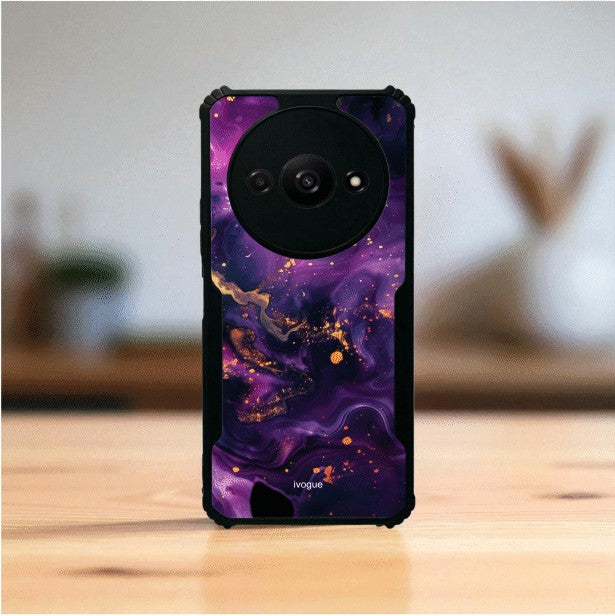 ivogue Purple Alchemy Mobile Cover For Redmi A3