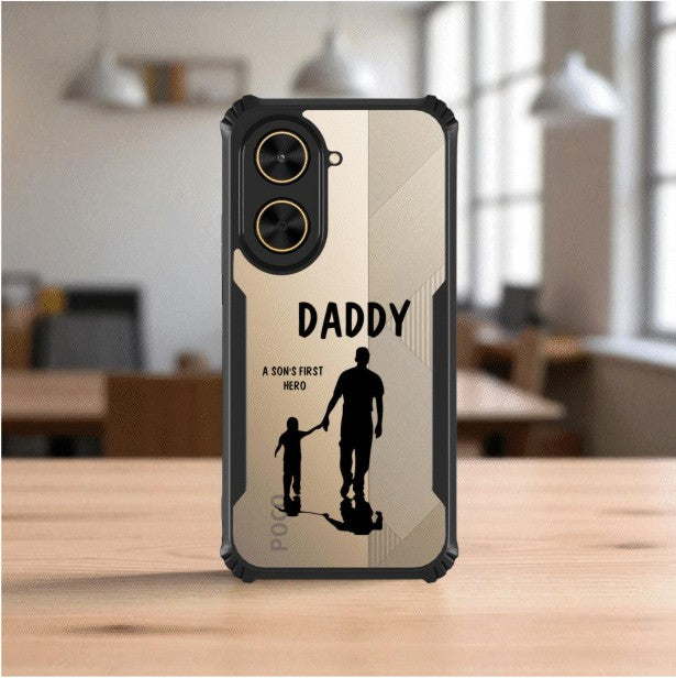 ivogue Daddy and Son Mobile Cover For Redmi A5