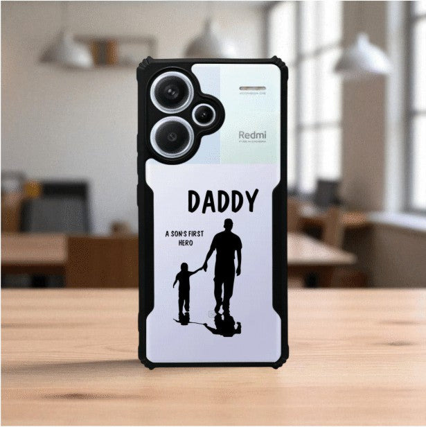 ivogue Daddy and Son Mobile Cover For Redmi Note 13 Pro Plus