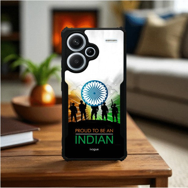 ivogue Proud to Be Indian Mobile Cover For Redmi Note 13 Pro Plus