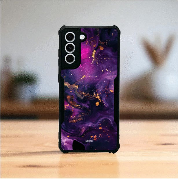 ivogue Purple Alchemy Mobile Cover For Samsung S21 FE
