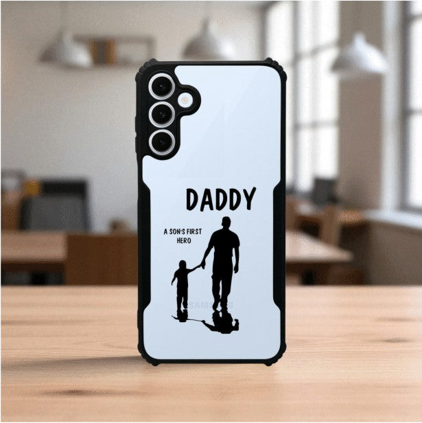 ivogue Daddy and Son Mobile Cover For Samsung M55 (5G)