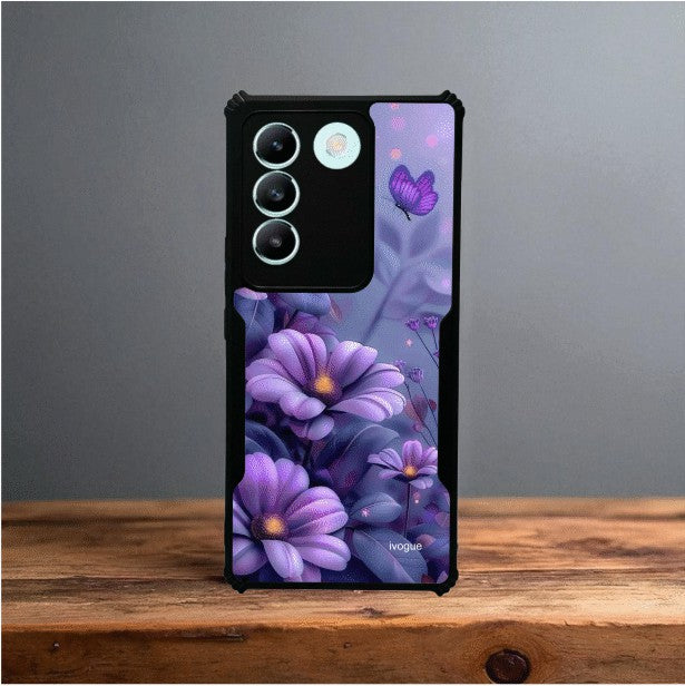 ivogue Purple Serenity Mobile Cover For VIVO Y200e