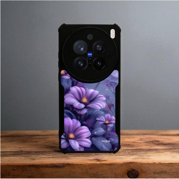 ivogue Purple Serenity Mobile Cover For VIVO X200 Pro
