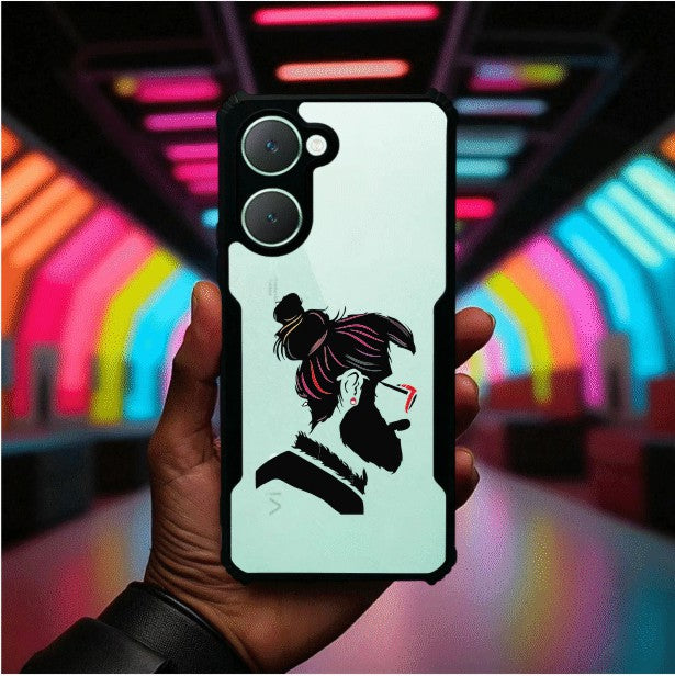 ivogue Men's Style Mobile Cover For VIVO Y18e